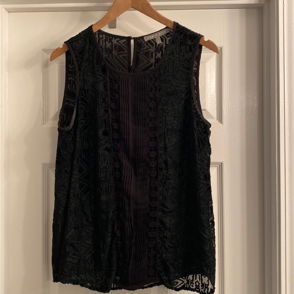 Daniel Rainn, M Black dressy tank top